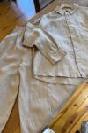 Ham Keten Salvar Pantolon  Camel