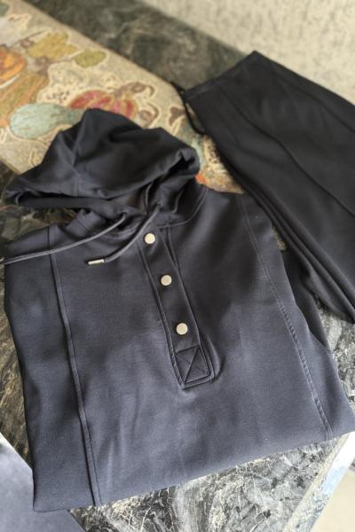 Havuc model oyşo takım  Siyah