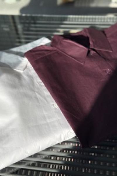 Oversize Poplin Gömlek Beyaz