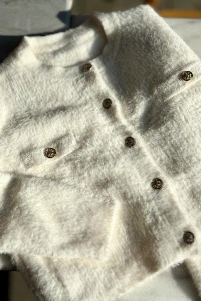 Angora Hırka Ekru
