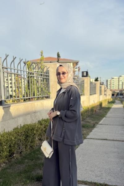 Zımbalı Oyşo Takım Açık Lacivert